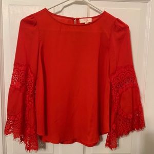 GB girls red blouse. Size medium